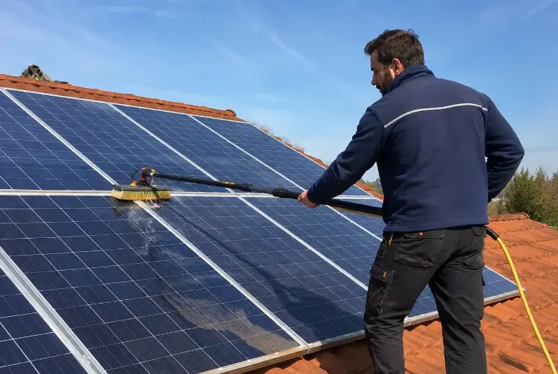 Nettoyage et entretien de panneaux solaires à Bidarray